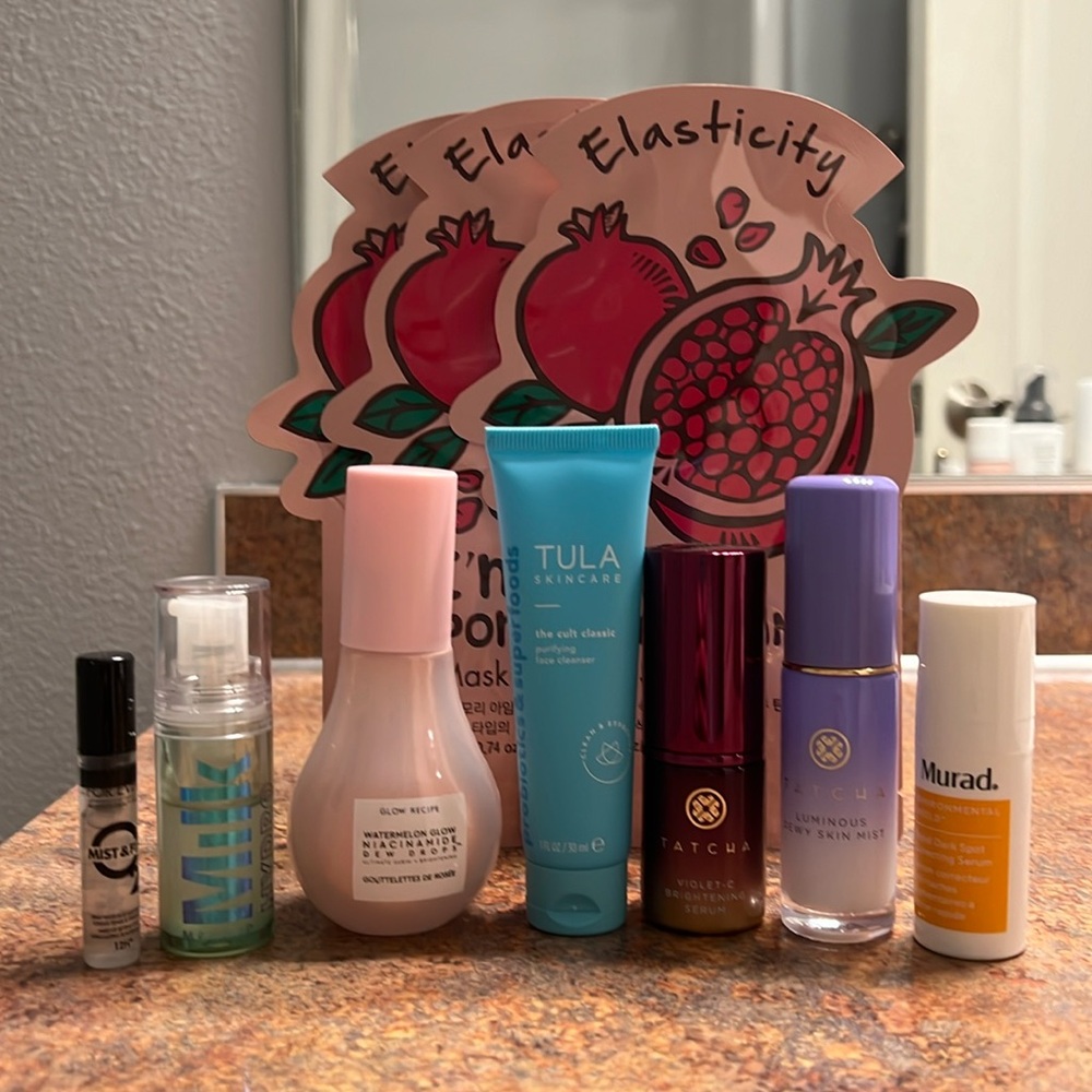 Tatcha Tula Murad Glow Recipe Milk MUFA skincare